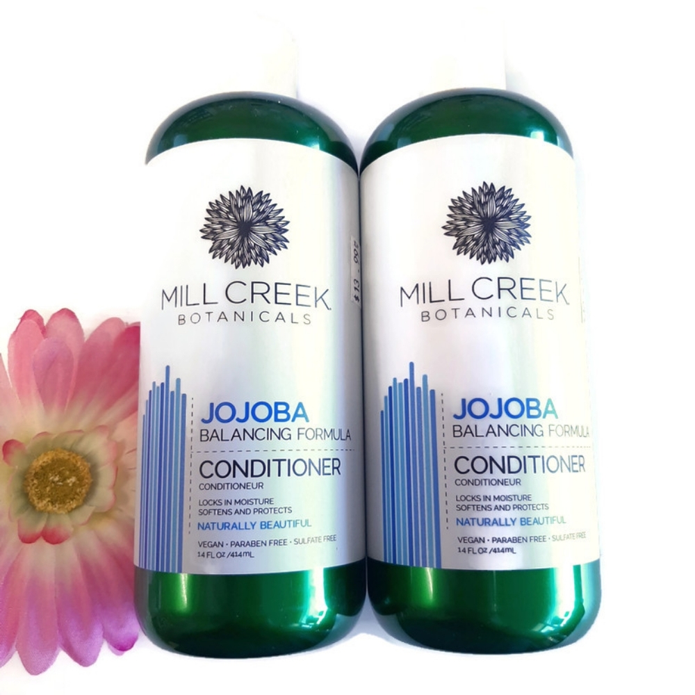 MILLCREEK Jojoba Balancing Conditioner Set of 2 414mL Bottles Vegan